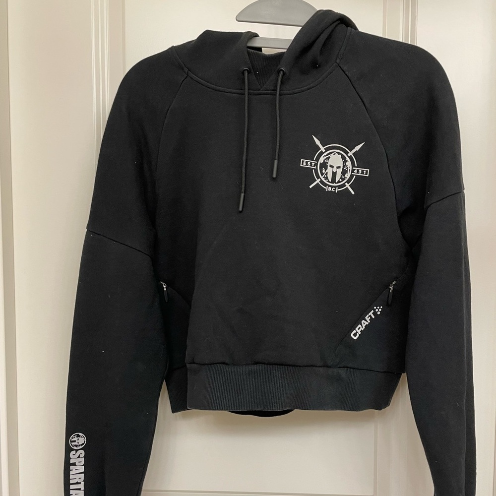 Spartan Craft cropped hoodie small
